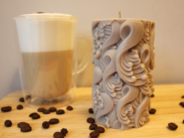 Świeca Walec - Waniliowe Latte